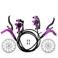 thumbnail image 1 of Hydraulic Disc Brake Set Modification Professional Bikes Accessories Bicycle Parts Cycling Accessories Braking Kit Modified Part Purple Double Sides/Discs, 1 of 9