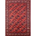 thumbnail image 1 of Ahgly Company Indoor Rectangle Mid-Century Modern Cranberry Red Oriental Area Rugs, 5' x 8', 1 of 6