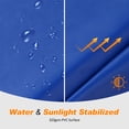 thumbnail image 3 of ExacMe Trampoline Replacement Safety Pad Round Spring Cover, 12ft Blue, 3 of 7