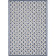 thumbnail image 1 of HomeRoots 385160 Tapis d'Intérieur et d'Extérieur Bleu et Gris 8 x 11 Pi, 1 of 1