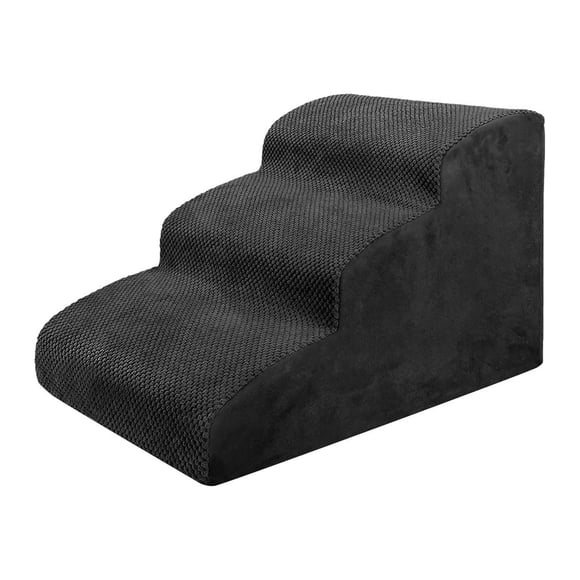 Wisewang Animals Stairs Steps Wide Old Cats Bed Climbing Elevate Pet Experiences With User Friendly Solutions Or Couch Black 40x60x40cm