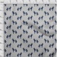 thumbnail image 3 of oneOone Cotton Poplin Fabric Horse Block Decor Fabric Printed BTY 42 Inch Wide, 3 of 4