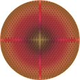 thumbnail image 1 of Ahgly Company Machine Washable Indoor Round Transitional Red Area Rugs, 4' Round, 1 of 7