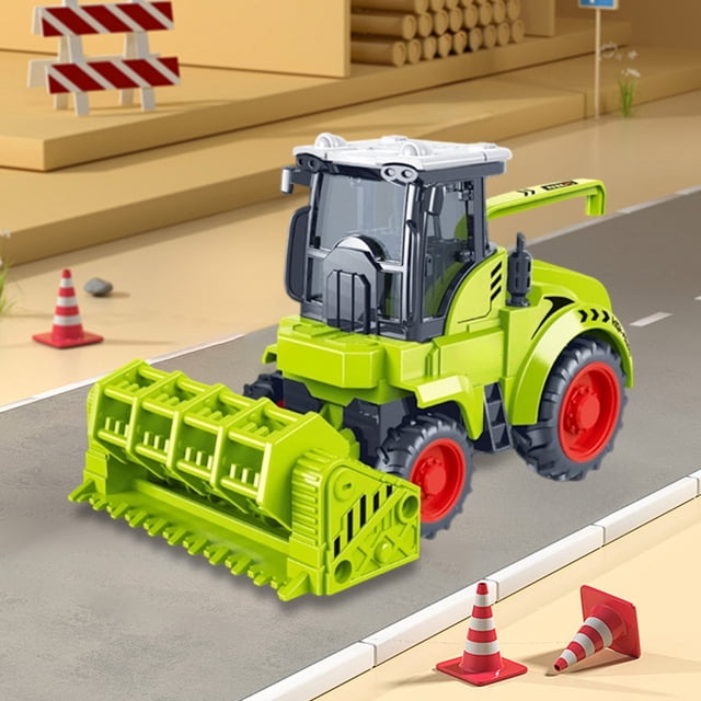 ZZkhGO Tractor Toy, Agricultural Vehicle Model, Inertia Powered Farm Vehicle for Childrens Play