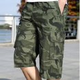 thumbnail image 1 of cllios Mens Cargo Shorts Plus Size Multi Pockets Shorts Work Military Shorts Summer Camping Cargo Shorts, 1 of 5