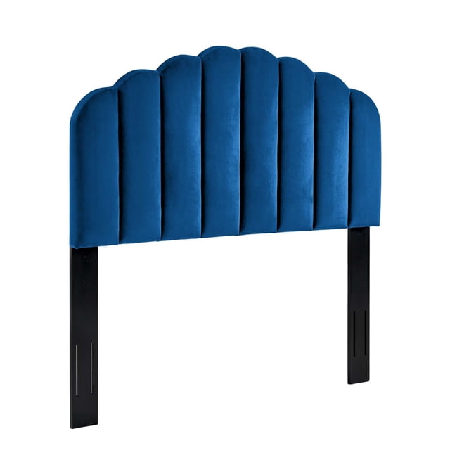 Veronique Full/Queen Performance Velvet Headboard - Navy