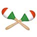 thumbnail image 3 of Beistle Maracas , 8 Pouces, Rouge/blanc/vert/naturel, 3 of 3
