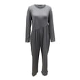 thumbnail image 4 of LSLJS Combinaison une Pièce d'Automne pour Femme à Manches Longues, Taille, Pantalon à Jambe Grand, Barboteuse Chic Ample Décontractée, 4 of 6