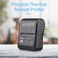 thumbnail image 2 of Bisofice Portable 58mm Receipt Thermal Printer 2 inches Mini Mobile Pocket Printers with 1 Thermal Paper Roll USB&Wireless BT Connection Compatible with Windows/Android/iOS for Office Market, 2 of 8
