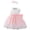 Pink, variant on Baby Girls Lace Pageant Dress Baptism Wedding Christening Tutu Gown First Birthday Outfit Elegant Flower Bowknot Party Gown