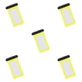 thumbnail image 1 of maskred Waterproof Phone Case Universal Cellphone Dry Bag Protection Accessory Yellow 5Set, 1 of 6