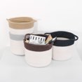 thumbnail image 3 of Unique Bargains Large Storage Baskets Cotton Rope Basket Woven Laundry Basket with Handle, 3 of 6