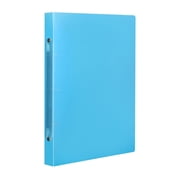 ZTTD 1PCS 3-Ring Binder with Round Rings and Interior Pockets, Holds 200 Sheets of Letter Paper, 1" Three Ring PVC-Free (Fit 8.5x11 Inches) for S-chool or Office Supplies