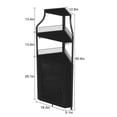 thumbnail image 2 of Armoire de Bar d'Angle, Armoire à Vin Moderne avec Tablettes de Rangement et Porte en Treillis, Armoire de Rangement pour Alcools de Bar à Domicile avec Support en Verre pour Salon, Salle à Manger, 2 of 7
