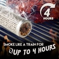 thumbnail image 3 of Oleegame 2PC Smoker Grill Tube Stainless Steel For Vegetables, Cheese, Nuts,Dense Smoke, 3 of 5