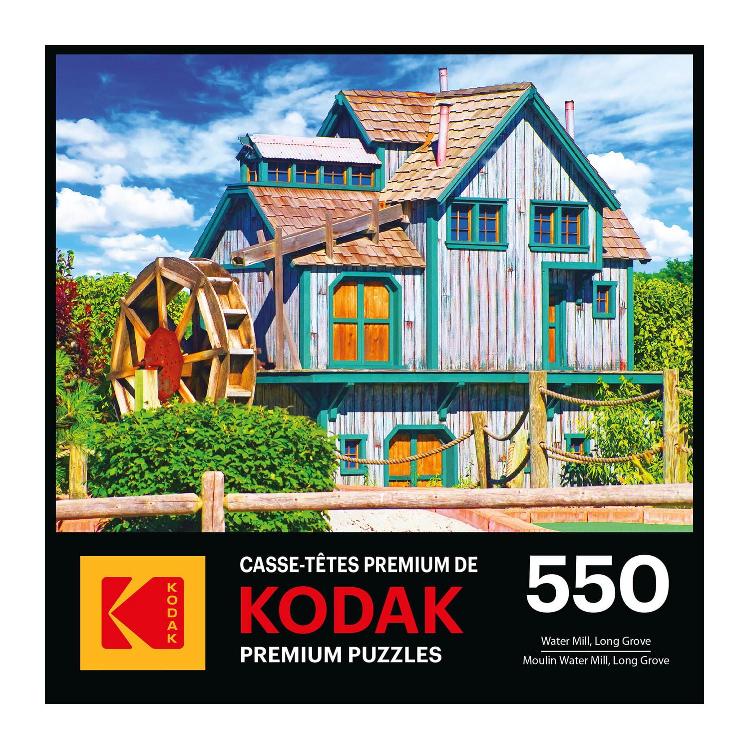 Casse-tête Kodak de 550 pièces - Water Mill, Long Grove