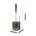 thumbnail image 3 of Multifunctional Wall Double Head Toilet Cleaning Brush Long Handle For Cleaning Without Dead Corners Built In Tray And Non Slip Base, 3 of 6
