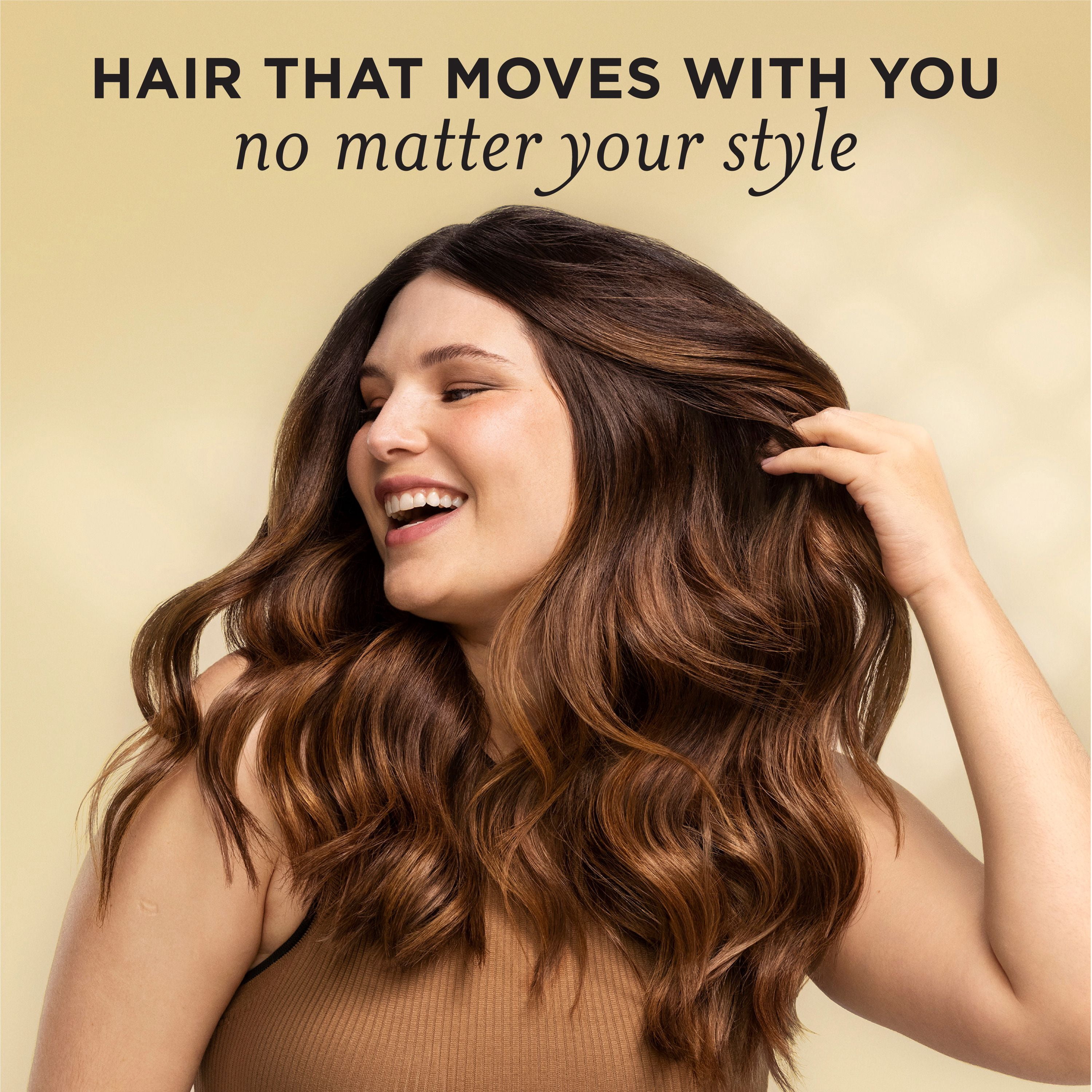 Mousse amplifiante Pantene Pro-V Volume pour donner une ampleur maximale aux cheveux fins et plats