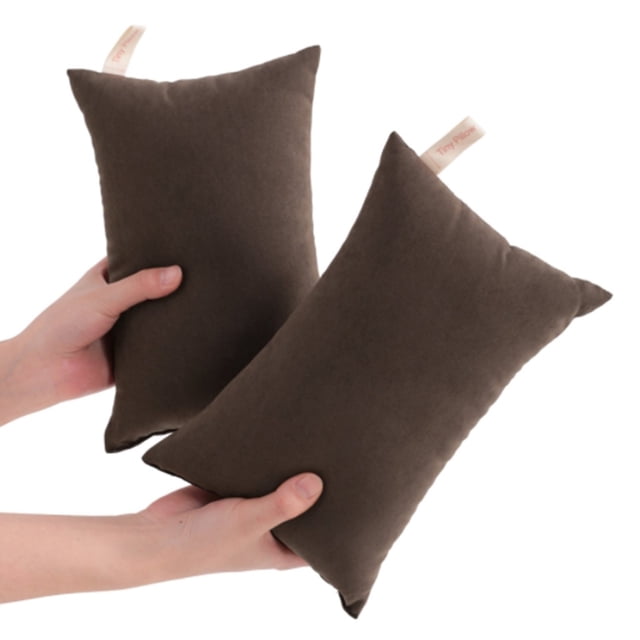Harpily 2 Pack Microfiber Soft Tiny Pillows Machine Washable Travel Pillows 11 X 7 Red