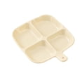 thumbnail image 2 of Dvkptbk Divided Plates For Adults,Divided Plates For Kids Adults Compartment Plates Lightweight Reusable Dinnerware Portion Plastic Plates, 2 of 7