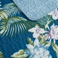 thumbnail image 2 of Tommy Bahama Southern Breeze Ensemble de Courtepointe, Très Grand Lit, Bleu Foncé, 2 of 7