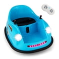 thumbnail image 1 of Costway Ride on Bumper Car for Kids with Remote Control 360 Degree Spin LED Light Blue, 1 of 10