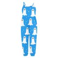 thumbnail image 5 of TJAZFJPA Pyjama de Noël pour Tout-Petit Fille Combinaison à Bretelles Imprimée à la Mode et Décontractée pour Filles Pantalon Ha Yi Ha Lun Combinaison pour Enfants Pyjama de Noël pour Enfants 3-4 Ans, 5 of 5