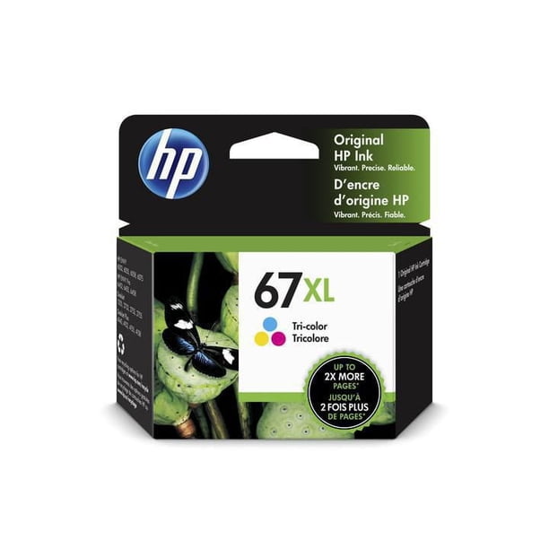 HP 67XL Tri-color Original Ink Cartridge (3YM58AN) - Walmart.ca