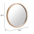 thumbnail image 4 of Zuo A10985 Ogee Miroir&44; Or - Petit, 4 of 4