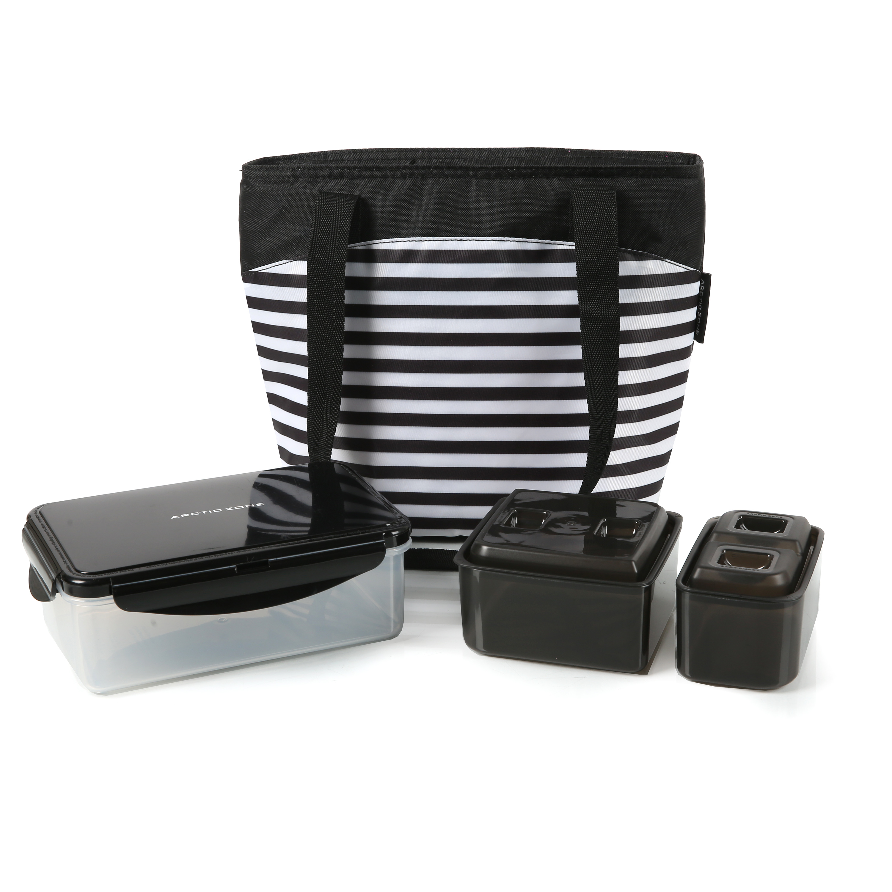 Arctic Zone Uptown Lunch Tote with Insulated Interior and Durable Polyester Exterior
