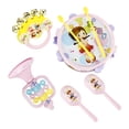 thumbnail image 2 of Apmemiss Christmas Gifts Clearance Musical Toy Set Hand Pat Drum Rattle Trumpet Early Learning Percussion Instrument for Infants Safe ABS Plastic Newborn Gift for Boys and Girls, 2 of 6