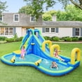 thumbnail image 4 of Costway Inflatable Water Slide Kids Bounce House Castle Splash Water Pool W/ 750W Blower, 4 of 10