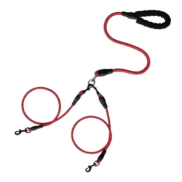 Reflective Bungee Dog Leash With Padded Handles For Running Walking Outdoor Activities Adjustable Pet For Cats Dogs - Pet