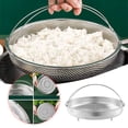 thumbnail image 2 of Ustensiles de Cuisine 1 – Égouttoir Vapeur Universel en Acier Inoxydable 304, Plaque Ronde pour Riz, Dumplings, Légumes et Plus, Durable, Résistant à la Chaleur et Antirouille, 2 of 5