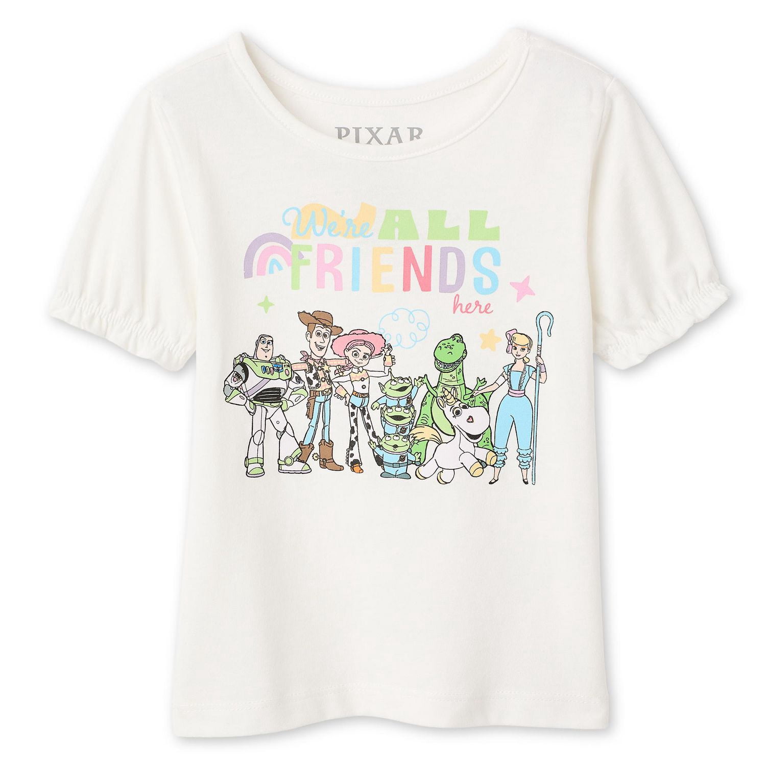 Disney Toddler Girls' Toy Story Ruffle T-Shirt