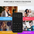 thumbnail image 2 of SNNROO Voice Changer Mini Sound Effects Machine Computer Sound Card Live Voice Modifier Voice Disguiser Audio Card, 2 of 6