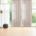 thumbnail image 3 of Elegant Lace Window Curtain for Living Room and Bedroom French Style Semi Lace Drapery with Curtain Rod Hole Polyester Fabric Light Filtering Home Curtain, 3 of 7