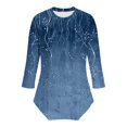 thumbnail image 4 of PEONAVET Haut pour Femmes à Manches 3/4 Longueur 3/3974, Haut Mode Décontracté Imprimé pour Femmes à Manches 3/4 Col Rond avec Couvre-Maillot, 4 of 8