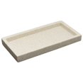 thumbnail image 4 of kurtrusly Vanity Tray Desktop Organizer Tealight Plate for Countertop Hotel Decor Stone Gray, 4 of 5