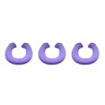 thumbnail image 4 of Transemion Durable Bathroom Pad Tear-resistant And U/O Shape Options Wear-resistant Purple 3Set, 4 of 6