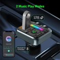 thumbnail image 3 of LOLOAGO Bluetooth 5.3 FM Transmitter Handsfree Car MP3 Player Stereo Wireless Modulator PD30W Quick Charge QC3.0 U Disk Player, 3 of 4