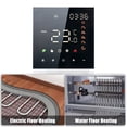thumbnail image 4 of Riwcyla Smart Thermostat 16A Digital Programmable LCD Display Touchscreen Underfloor Heating Temperature Controller Digital Intelligent Wall Thermostat for Electric Heating, 4 of 6
