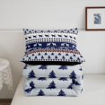 thumbnail image 4 of Cow Farmhouse Animal Down Comforter Queen,Boho Vintage Tribal Abstract Bedding Set Lightweight,Geometric Cattle Buff Comforter Set,Striped Pine Tree Duvet Insert,Reversible, 4 of 6