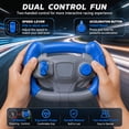 thumbnail image 2 of Slot Car Race Track Sets with 4 High-Speed Racing Slot Cars Electric Dual Racing Game with 2 Controllers Circular Overpass Track Featuring Flash Bridge Pendulum Gifts Toys for Boys Kids Age 6 7 8-12, 2 of 7