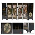 thumbnail image 4 of Bgsha Mini Room Divider Folding Peacock Screens Mini Room Divider Wall Panel, Freestanding Multifunction Partition Room Dividers for Room Separation Mini 6 Panel Wall Divider Screen Commemorative, 4 of 10