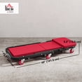 thumbnail image 3 of HOMCOM Tabouret Roulant 2-en-1 pour Automobile et Mécanicien de 330 Lb avec Coussinet, 3 of 10