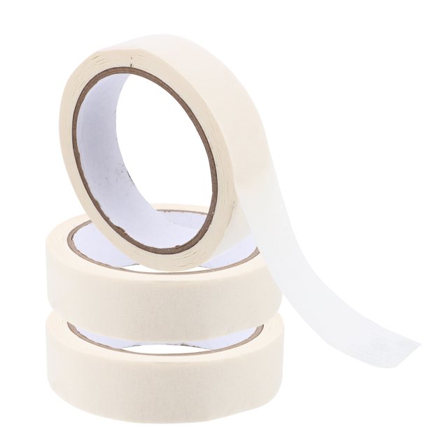 3pcs Masking Tapes Car Spraying Single Side Adhesive Tapes Drawing Tapes
