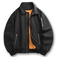 thumbnail image 3 of Yusimy Men's Slim Fit Wool Blend Trench Coat Double Breasted Mid-Length Casual Versatile Overcoat, 3 of 3