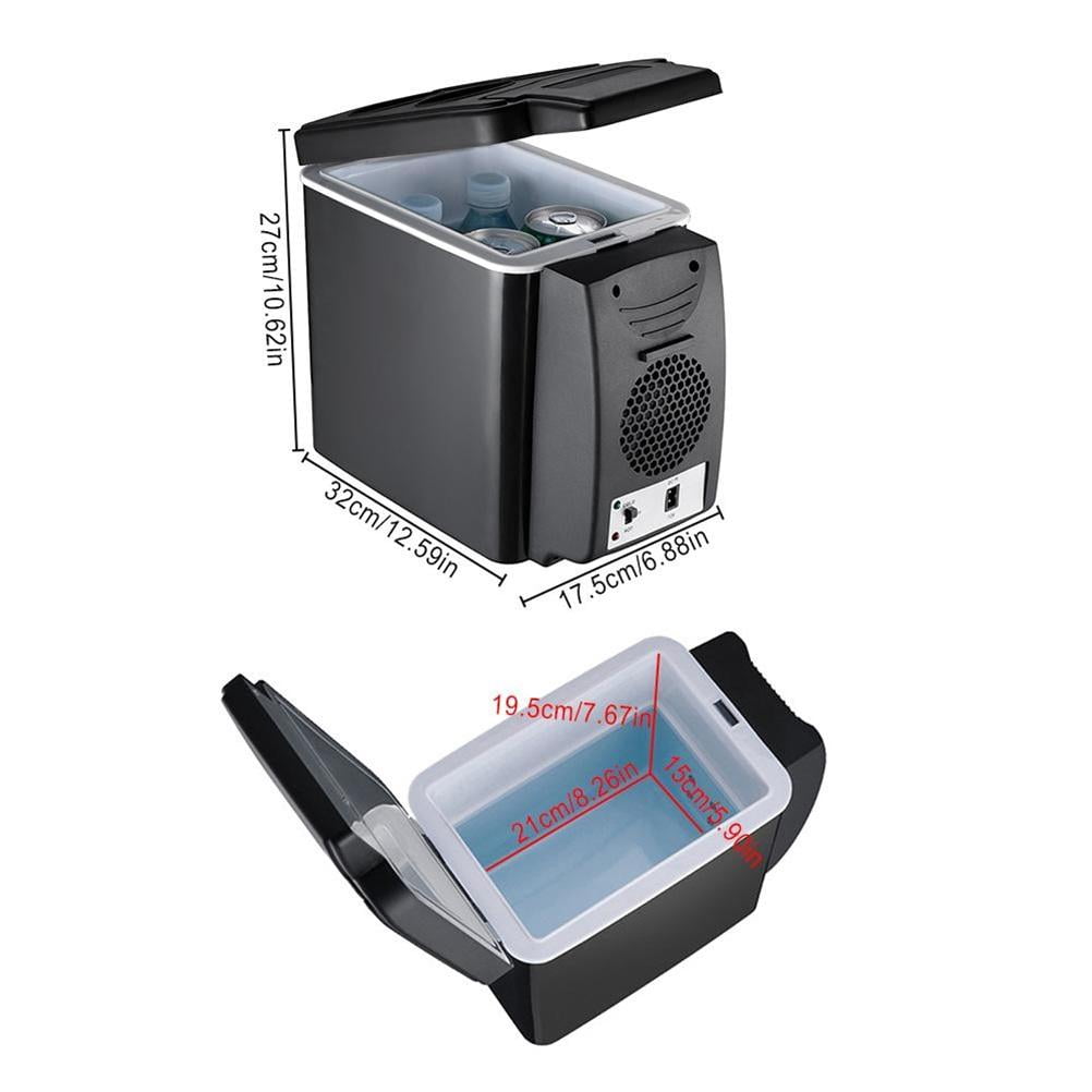 6L Mini Car Fridge Cooler Warmer Portable Electric Icebox Car Fridge Cooler Lightweight Auto Freezer