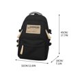 thumbnail image 2 of RKSTN A Rucksacks Backpack Student School Bag Black Home Storage, 2 of 3